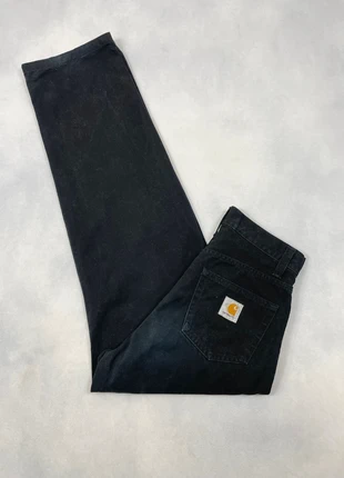 Jean Carhartt wip Baggy Noir modèle Landon Pant Loose fit Denim - Taille S w27 #1825, marca: Carhartt, estado: Muito bom, tamanho: PT 36 | W27, €49.00, €52.15 inclui Proteção do Comprador Pro
