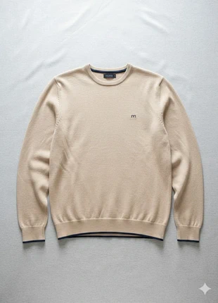 Milano Men's Premium Knit Sweater - Beige/Cream XL, marca: Milano, estado: Muito bom, tamanho: XL, €5.95, €6.95 inclui Proteção do Comprador