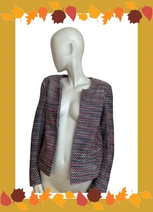 🧥 Veste chic en tweed multicolore 1.2.3 Paris – Taille 38, brand: Maison 123, condition: Very good, size: M / 38 / 10, €30.00, €32.20 includes Buyer Protection Pro