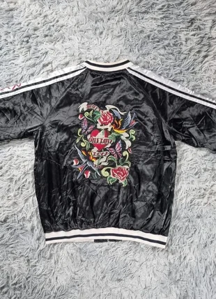 Bomber Sukajan Satin Noir Little Pinko “Rouge Dragon” Brodé Vintage, brand: Vintage Dressing, condition: Very good, size: M, €36.00, €38.50 includes Buyer Protection Pro