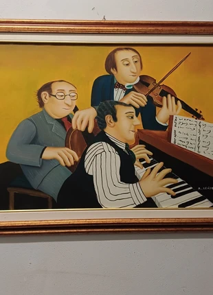 Quadro olio su tela con cornice in legno con certificato, marke: Novita, zustand: Sehr gut, 108,00 €, 114,10 € inklusive Vinted-Käuferschutz