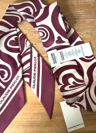 Foulard Claudie Pierlot bordeaux neuf, marque: Claudie Pierlot, état: Neuf avec étiquette, 14,00 €, 15,40 € Protection acheteurs incluse