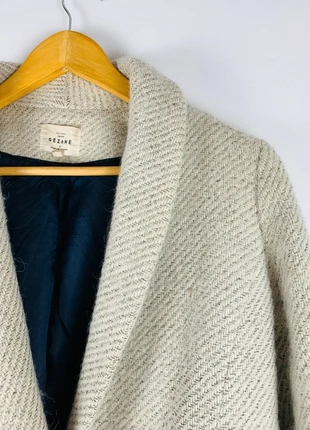 Veste/manteau Sézane femme taille 36 en laine col V blanc/créme/beige, marque: Sézane, état: Très bon état, taille: S / 36 / 8, 60,00 €, 63,70 € Protection acheteurs incluse