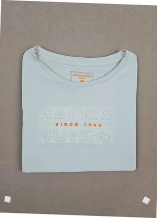 T-shirt manches courtes | jack & jones blanc motif brodé | taille M coton, brand: Jack & Jones, condition: Very good, size: M, €4.90, €5.85 includes Buyer Protection
