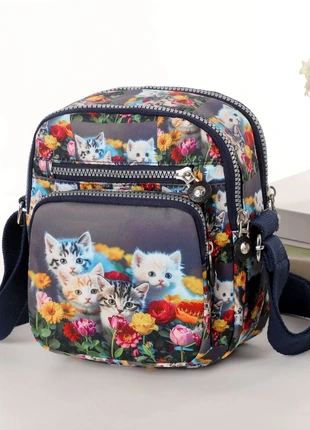 Cats Crossbody Woman Small Shoulder Messenger Satchel Bum Bag, brand: Unbranded, condition: New with tags, £9.99, £11.19 includes Buyer Protection
