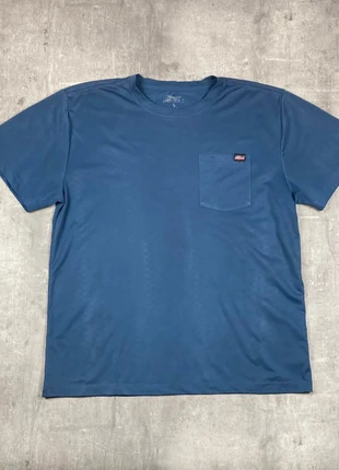 T-shirt Col Rond Dickies Bleu foncé, marca: Dickies, estado: Bom, tamanho: L, €12.99, €14.34 inclui Proteção do Comprador Pro