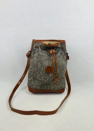 Sac Seau Vintage Tissu Et Cuir Marron Bandoulière Réglable, marke: Vintage Dressing, zustand: Sehr gut, 24,90 €, 26,85 € beinhaltet Vinted-Käuferschutz Pro