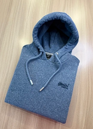 Sweat à capuche Superdry – Couleur bleu chiné – Taille S, marke: Superdry, zustand: Sehr gut, größe: S, 19,90 €, 21,60 € beinhaltet Vinted-Käuferschutz Pro