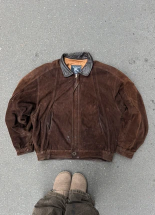 Leather jacket vintage burbery large 90s daim, marque: Burberry, état: Bon état, taille: XL, 110,00 €, 116,20 € Protection acheteurs incluse
