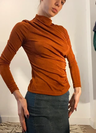 Top elástico fruncido, brand: Vintage Dressing, condizioni: Ottime, taglia: S / IT 40 / EU 36, €10.00, €11.20 include la Protezione acquisti