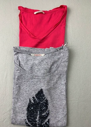 Lot de deux tee shirt camaïeu taille M, brand: Camaïeu, condition: Good, size: M / 38 / 10, €3.00, €3.85 includes Buyer Protection