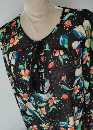 Blouse imprimée tons noir vert et blanc Promod Taille 40, brand: Promod, condition: Very good, size: L / 40 / 12, €16.99, €18.54 includes Buyer Protection