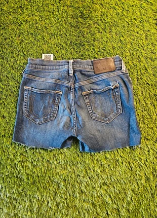 True Religion Y2K Vintage Denim Mini Shorts - Rare Stitching!, marque: True Religion, état: Très bon état, taille: XS / 34 / 6, 6,00 €, 7,00 € Protection acheteurs incluse