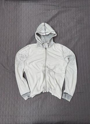 Sweatshirt Frankie Garage Uomo L • Zip • Hoodie Bianco/Grigio • Stile Vintage, brand: Frankie Garage, condizioni: Ottime, taglia: L, €4.00, €4.90 include la Protezione acquisti