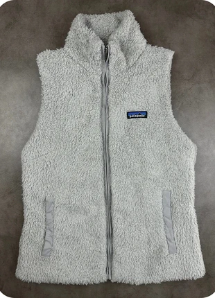 Veste polaire Patagonia pilou full zip / gris / sans manches - S femme, merk: Patagonia, staat: Heel goed, maat: S / 36 / 8, € 55,00, € 58,45 inclusief Kopersbescherming Pro