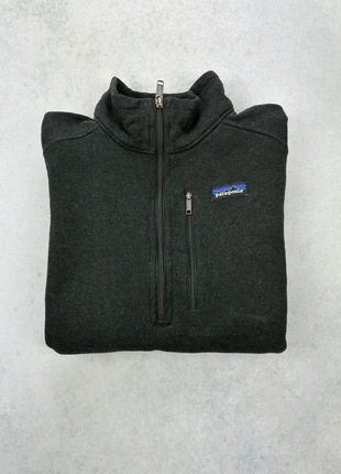 sweat half full zip polaire patagonia taille L veste jacket felpa noir gilet, merk: Patagonia, staat: Heel goed, maat: L, € 65,00, € 68,95 inclusief Kopersbescherming