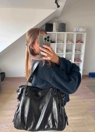 Sac noir en simili cuir grand format - Chic & Pratique, brand: Tendance, condition: New without tags, €37.50, €40.08 includes Buyer Protection