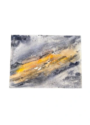 Toile abstraite fait main 32 x 24, marca: Fait Main, estado: Nuevo sin etiquetas, 25,00 €, 26,95 € Protección al comprador incluida