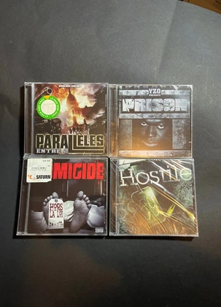 Lot 4 CD rap francais, estado: Novo com etiquetas, €10.00, €11.20 inclui Proteção do Comprador Pro