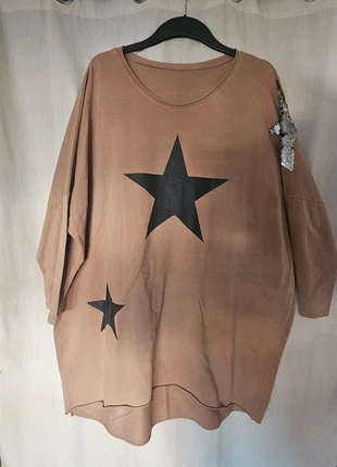 Tunique beige manche 3/4, marque: sansnom., état: Neuf sans étiquette, taille: XXXL / 46 / 18, 7,00 €, 8,05 € Protection acheteurs incluse