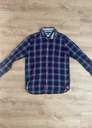 Blauw geruit heren overhemd van Tommy Hilfiger maat XL, marca: Tommy Hilfiger, estado: Muito bom, tamanho: XL, €19.50, €21.18 inclui Proteção do Comprador