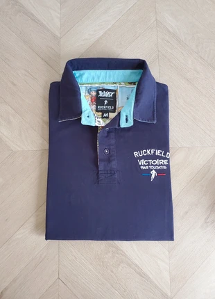 Polo Ruckfield Asterix Rugby Sébastien Chabal - Bleu marine - Taille M, marke: Ruckfield, zustand: Sehr gut, größe: M, 29,00 €, 31,15 € inklusive Vinted-Käuferschutz
