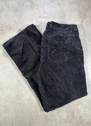 Pantalon En Velours Côtelé / Corduroy fashion bug noir corduroy droit taille 16W, marke: Vintage Dressing, zustand: Sehr gut, größe: W38 | DE 54, 6,00 €, 7,00 € beinhaltet Vinted-Käuferschutz Pro