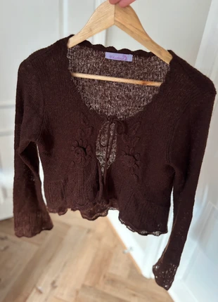 Brown cardigan, brand: COQUETTE, condition: Very good, size: M / 10, £18.00, £19.60 includes Buyer Protection