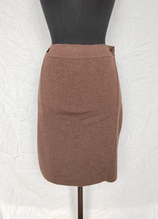 Jupe tablier marron en laine 🌷 Griffe Tricot, taille S, brand: Griffe Tricot, condition: Very good, size: S / 36 / 8, €8.00, €9.10 includes Buyer Protection Pro