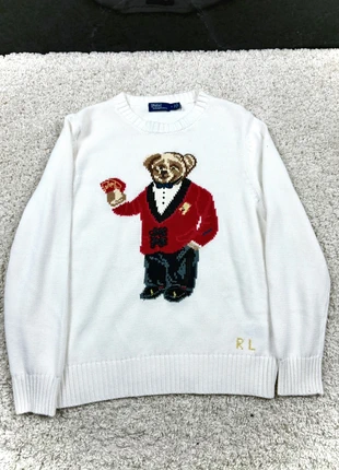 Polo Ralph Lauren Bear Sweater Bear, brand: Ralph Lauren, condition: Very good, size: M / 38 / 10, €85.00, €89.95 includes Buyer Protection