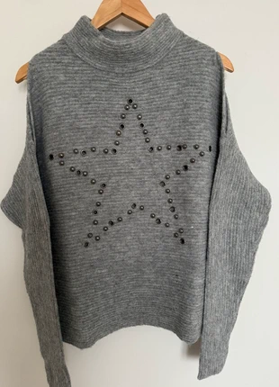 Pull gris col montant comme neuf 🌼, marque: sans marque, état: Très bon état, taille: Taille unique, 10,00 €, 11,20 € Protection acheteurs incluse