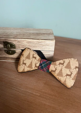 Noeud papillon en bois Noël, brand: Fait Main, condizioni: Nuovo senza cartellino, €9.99, €11.19 include la Protezione acquisti