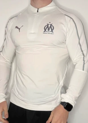 Haut d'entraînement football Olympique de Marseille Puma blanc saison 2018/2019 - Taille S, marca: Puma, estado: Muy bueno, tamaño: S, 14,00 €, 15,40 € Protección al comprador Pro incluida