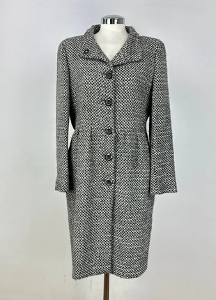 Cappotto Max Mara Nero Grigio Lana – Taglia 48 IT, marca: Max Mara, estado: Muito bom, tamanho: 4XL / 48 / 20, €128.00, €135.10 inclui Proteção do Comprador Pro