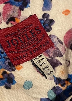 Joules unusual Floral silky and fleece Stripe Top – Size 14 – Immaculate Condition, brand: Joules, condition: Very good, size: XL / UK 20-22, £12.00, £13.30 includes Buyer Protection