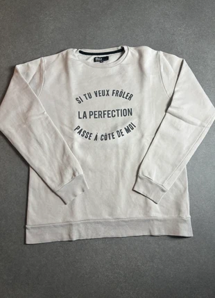 Pull col rond / bizzbee / taille L / couleur blanc beige très bon état, marca: Bizzbee, estado: Muito bom, tamanho: L, €10.00, €11.20 inclui Proteção do Comprador