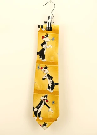 Vintage y2k Looney Tunes Sylvester the Cat cartoon tie, merk: Looney Tunes, staat: Heel goed, € 20,00, € 21,70 inclusief Kopersbescherming