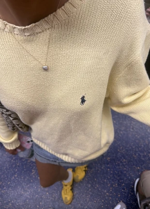 Pull col rond coton jaune Ralph Lauren L, marke: Ralph Lauren, zustand: Sehr gut, größe: S / 36 / 8, 60,00 €, 63,70 € inklusive Vinted-Käuferschutz