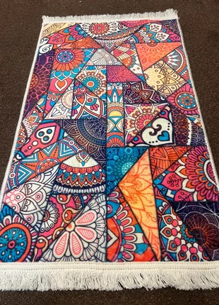 Digital Printed Patchwork Colourful -Machine washable_SoftMini Mat Rug -50X80 Cm, brand: Turkish, condition: New without tags, £7.00, £8.05 includes Buyer Protection Pro