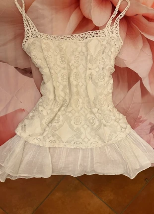 Canotta Donna Estiva 🤍, marque: Made In Italy, état: Très bon état, taille: Taille unique, 5,00 €, 5,95 € Protection acheteurs incluse