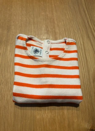 Sweat longues manches, marca: Petit Bateau, estado: Muito bom, tamanho: 12-18 meses / 80 cm, €4.00, €4.90 inclui Proteção do Comprador