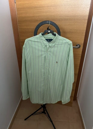Ralph Lauren Classic Fit 3XL Green Striped Shirt – Original like New, brand: Ralph Lauren, condizioni: Ottime, taglia: XXXL, €30.00, €32.20 include la Protezione acquisti