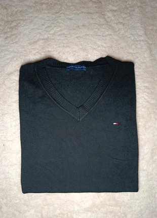 Pull Col en V Noir Tommy Hilfiger Taille M Femme, marca: Tommy Hilfiger, estado: Muito bom, tamanho: M / 38 / 10, €25.00, €26.95 inclui Proteção do Comprador