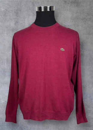 |Pull Lacoste Col Rond #166 | Bordeaux | M |, brand: Lacoste, condition: Very good, size: M, €18.00, €19.60 includes Buyer Protection Pro