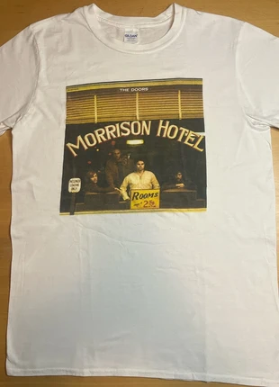 The Doors Morrison Hotel white cotton band t-shirt - M, brand: Gildan, condition: Good, size: M, £16.00, £17.50 includes Buyer Protection