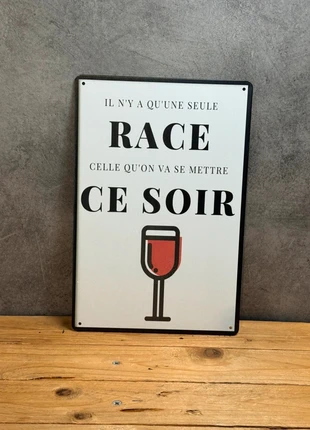 Plaque métal citation alcool, marke: Bar, zustand: Neu, mit Etikett, 7,90 €, 9,00 € beinhaltet Vinted-Käuferschutz Pro