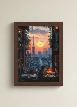 canvas poster 30x40cm, merk: NO LABEL, staat: Heel goed, € 20,00, € 21,70 inclusief Kopersbescherming