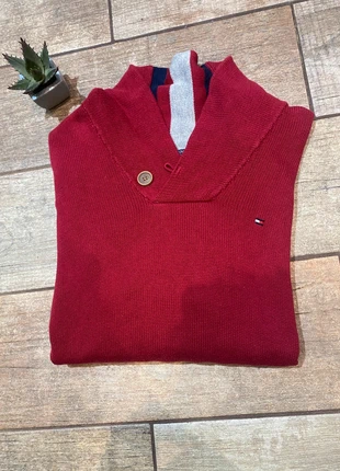 Pull | Sweat Tommy Hilfiger Vintage Rouge Taille M, marque: Tommy Hilfiger, état: Très bon état, taille: M, 16,00 €, 17,50 € Protection acheteurs incluse