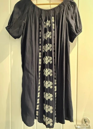 Navy smock style dress midi length - size small, brand: LOFT, condition: Very good, size: S / UK 8-10, £2.00, £2.80 includes Buyer Protection