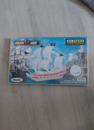 3d puzzel piraten boot wood craft construction kit, brand: woodcraft, condizioni: Nuovo con cartellino, €9.99, €11.19 include la Protezione acquisti